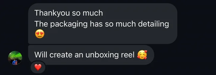 Screenshot of a review from Customer