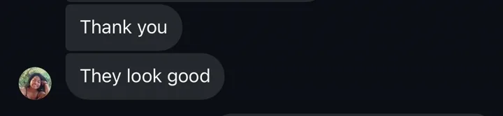 Screenshot of a review from Customer